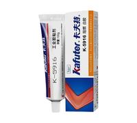 VIDOO Kafuter K-5916 Mastic Silicone RTV Haute Température, 100g, Colle Industrielle Blanche, Ancrage pour Circuit Imprimé Anti-Arc, Mastic Silicone à 250℃