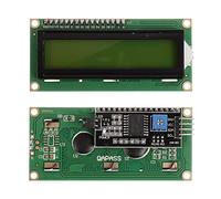 VIDOO Module LCD 1602 HW-060B 5V Écran Jaune-Vert Interface IIC I2C Carte Adaptateur Affichage-5pcs