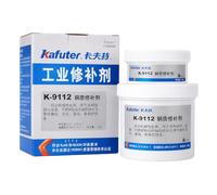 VIDOO Pâte de Réparation Acier Industrielle, Colle AB Résistante à la Chaleur pour Acier Carbone, Soudure Liquide Waterproof Twin Pack Pâte