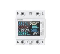 VIDOO Voltmètre Ampèremètre WiFi AC170-270V/63A Testeur Énergie Numérique avec Contrôle à Distance Puissance Kwh-KWS-302L (Pas de WIFI Avec Puissance arrêt)