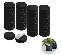 Vidsmow 40 PCS Pied Pot de Fleur Invisible, Élément Antidérapant et Élévateur de Pot au Niveau des Plantes, Capillary Felt Pad pour Drainage et Protection du Sol Intérieur/Extérieur
