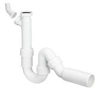 Viega 101206 G 2000 2000 / 2xDN 50, plastique blanc, avec coude d'évacuation à 45 degrés