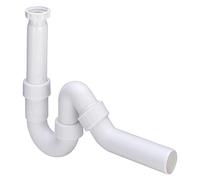 Viega 102821 Tube siphon 7985.20 avec coude d'évacuation 45 °, 1 1/2 "X 50 mm