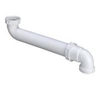 Viega 105785 G 2000 2000 / 2xG 2000 2000 / 2x90-230mm, 90Grad, plastique blanc