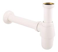 Viega 22125 2 Siphon Anti-odeurs pour Bouteille de lavabo 32 mm de diamètre, Blanc-Modèle 1, 1 1/4 Zoll
