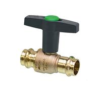 Viega 2275 DN 25 Robinet à bille en bronze avec SC-Conture 28 mm