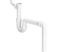 Viega à odeurs tube Viega 111489 G 2000 2000 / 2xDN 40, plastique blanc, avec coude de vidange à 90 degrés