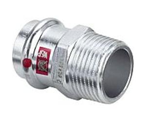 Viega Adaptateur Prestabo 559014 18 mm x R 1/2, acier non allié, SC-Contur, polygonal
