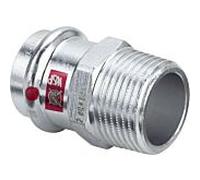 Viega Adaptateur Prestabo 641993 28 mm x R 3/4, acier non allié, SC-Contur, polygonal