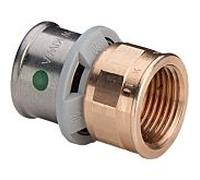 Viega adaptateur Sanfix -P 566432 25 mm x Rp 3/4, avec SC-Contur, bronze
