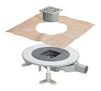 Viega Advantix 4914.2 DN 50 corps de drain de Viega , dessus en plastique avec Habillages d´interrupteurs