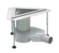 Viega Advantix Corps d'encastrement pour évacuation de salle de bains, pour une installation standard DN 40/50, 627010,