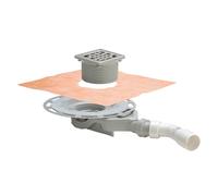 Viega Advantix Évacuation de salle de bains, set complet, pour une installation à plat DN 40/50, 687694,