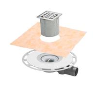 Viega Advantix Évacuation de salle de bains, set complet, pour une installation à plat DN 50, 565701,