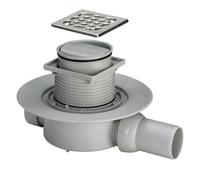 Viega Advantix Évacuation de salle de bains, set complet, pour une installation standard DN 50, 583217,