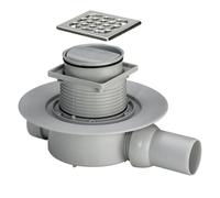 Viega Advantix Évacuation de salle de bains, set complet, pour une installation standard DN 50, 583248,