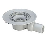 Viega Advantix pour salle de bain 485412 DN 50, plastique gris, sans fixation, siphon horizontal