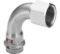 Viega Arc Temponox 812515 18 mm x Rp 2000 /2, 90 degrés, acier, antirouille, filetage Rp, SC-Contur