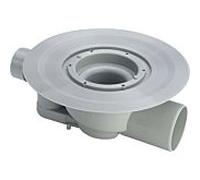Viega Corps de base Advantix 284626 DN 70, plastique gris, drain horizontal, pour drain de salle de bain