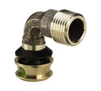 Viega Coude 90 Degré Avec Noir Raxofix 5314 IN 16mm X R3/8 Siliziumbronze