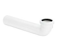 Viega coude de vidange 667368 DN 50 x 50 x 250 mm, 90°, blanc en plastique, avec joint