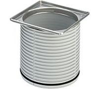 Viega colliers 4949,1 100 x 100 mm, avec un cadre en acier inoxydable