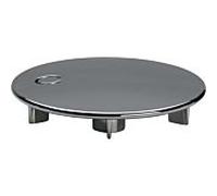 Viega Domoplex - Cache pour garnitures de vidage 649968 Ø75 mm chromé pour trou d'évacuation Ø52 mm