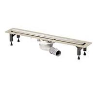 Viega douche Advantix 753153 750 mm, acier inoxydable, orientable avec drain DN40
