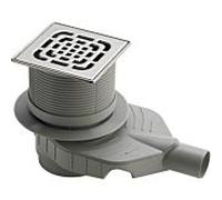 Viega Drain de salle de bain Advantix Top 4914.11 669225 en DN50, top avec Habillages d´interrupteurs de Inox