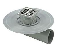 Viega Drain de terrasse / balcon Advantix 557089 DN 70, avec drains horizontaux, avec grille