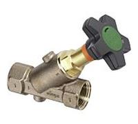 Viega Easytop vanne à siège incliné 756741 DN 32, Rp 1 1/4, bronze, pour support de compteur d'eau