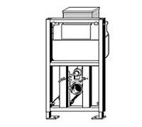 Viega Eco Plus réservoir à encastrer 455729 hauteur 830mm, acier vert