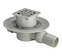 Viega égout Advantix 4935.1 557119 DN 50, modèle plat, avec attache 100x100mm