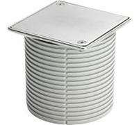 Viega essai 4934,31 100x100mm, avec cadre en acier inoxydable, verrouillable