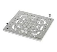 Viega grille 560768 143 x 143 mm, en acier inoxydable, solide, non glissante