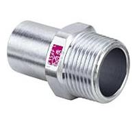 Viega Insert Prestabo 642082 22 mm x R 3/4, acier non allié, SC-Contur, extrémité d'insertion