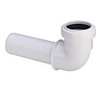 Viega match0 127985 DN 40x34mm, blanc plastique, coudé, avec joint à lèvre