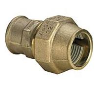 Viega Maxiplex raccord à vis 275389 Ø 32 mm x Rp 1, bronze à canon, raccord à vis