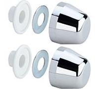 Viega montage match0 107505 plastique chromé, accessoires de couverture pour mur WC