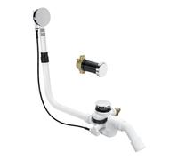 Viega Multiplex Trio F garniture de vidage et de trop-plein avec remplissage Visign M5 set complet, pour baignoire spéciale, 675462, Visign M5