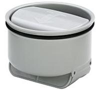 Viega odeurs Viega Advantix 4936.6 avec 2 volets pendulaires, hauteur du joint étanche 30 mm