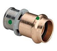 Viega Pièce de transition Sanpress 317423 16 x 15 mm, avec SC-Contur, bronze
