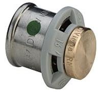 Viega Pièce de verrouillage Sanfix-P 488116 gunmetal, 16 mm, SC-Contur