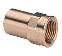 Viega Pièce d'insertion Sanpress 120917 22 mm x Rp 2000 / 2, bronze à canon ou bronze au silicium, embout mâle