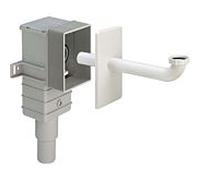 Viega piège à odeurs 553760 G 2000 2000 /4 x 50/40 mm, encastré, plastique blanc