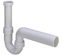 Viega siphon pour tuyau 105716 G 2000 2000 /2 x DN 40, plastique blanc , sortie horizontale