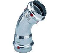Viega Prestabo coude 558307 35 mm, 45 degrés, acier non allié, SC-Contur
