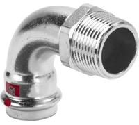 Viega Prestabo Coude 90° Filetage R avec SC-Contur avec filetage extérieur 35x1x1/4mm Modèle 1114