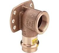 Viega Profipress G Wall washer 346706 22 mm x Rp 3/4, bronze, SC-Contur