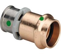 Viega Profipress Sanfix P-Raccord de transition, d1 16, d2 15 bronze rouge modèl